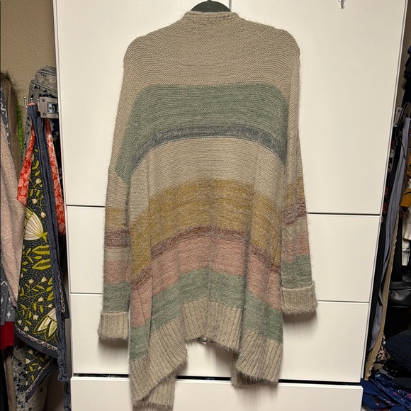 Dex Multicolor Striped Open Cardigan - Picture 3 of 3